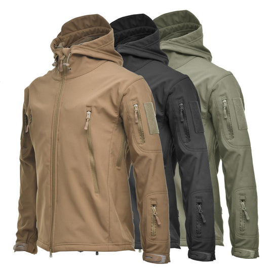 Soft Shell Fleece Waterproof Jacket