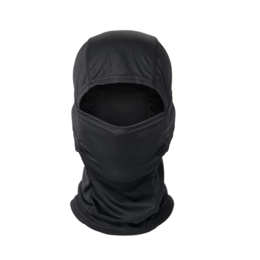 Black balaclava on a white background