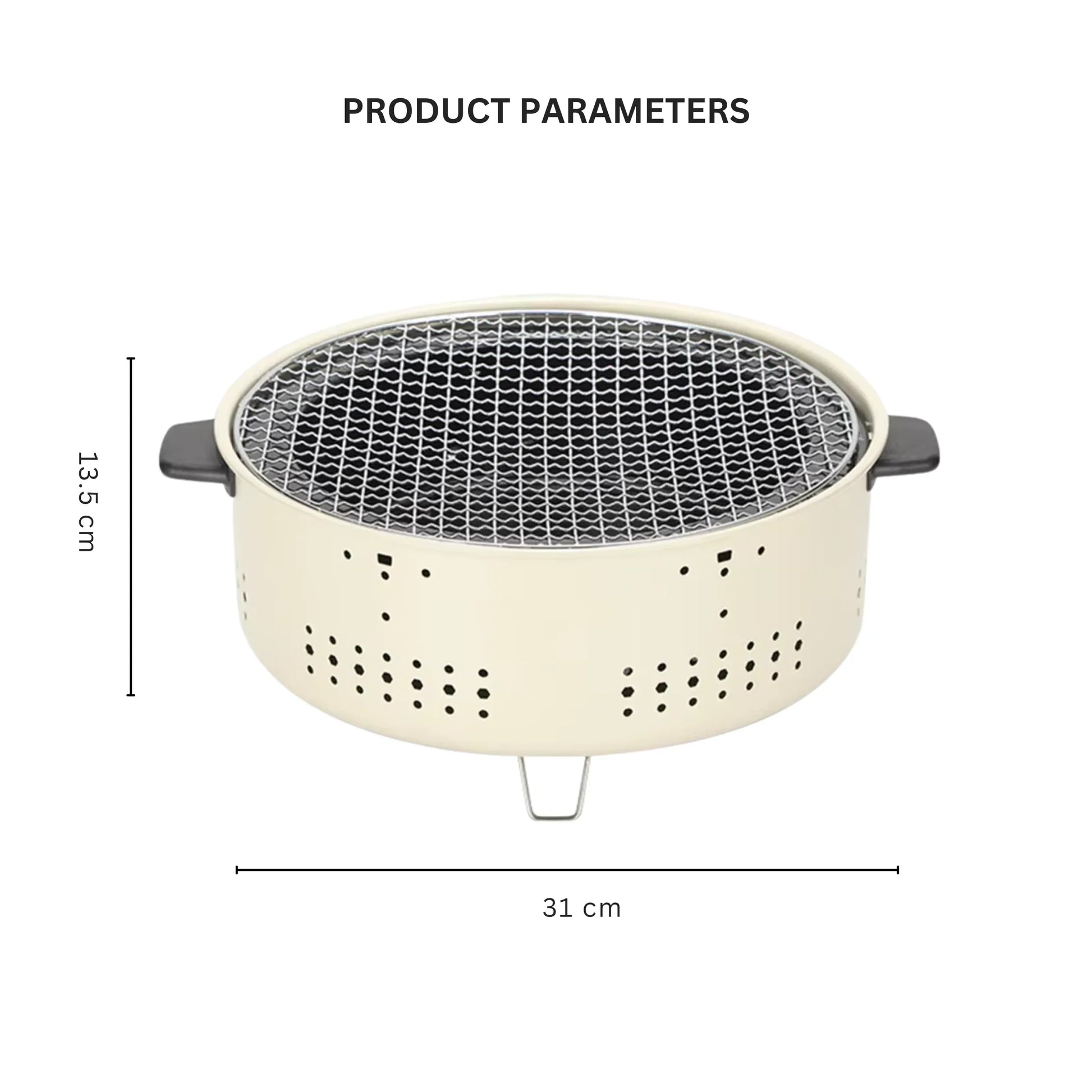 Barbecue Stove Smokeless Grill Outdoor Camping Charcoal Grill Rotisserie Rack - CAMPZONES