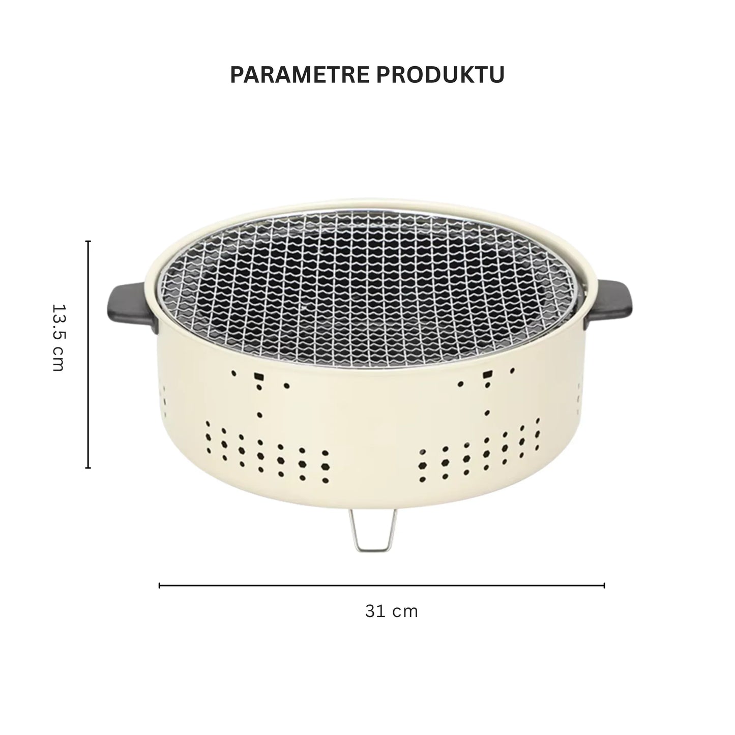 Barbecue Stove Smokeless Grill Outdoor Camping Charcoal Grill Rotisserie Rack - CAMPZONES