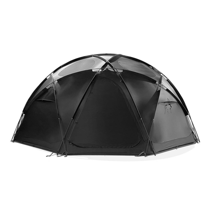 Black Dome Large Camping Glamping Tent
