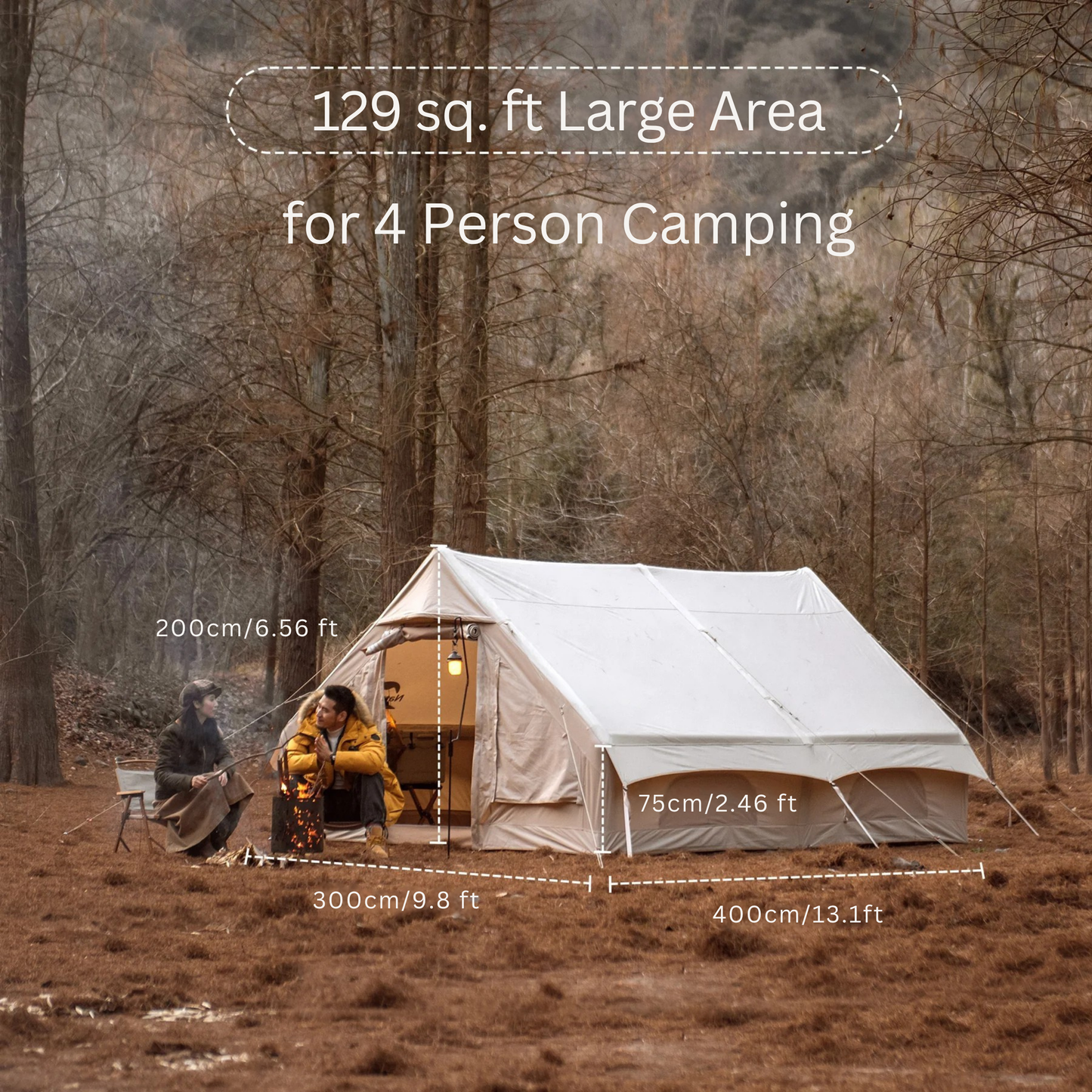 Inflatable Family Tent House for Camping