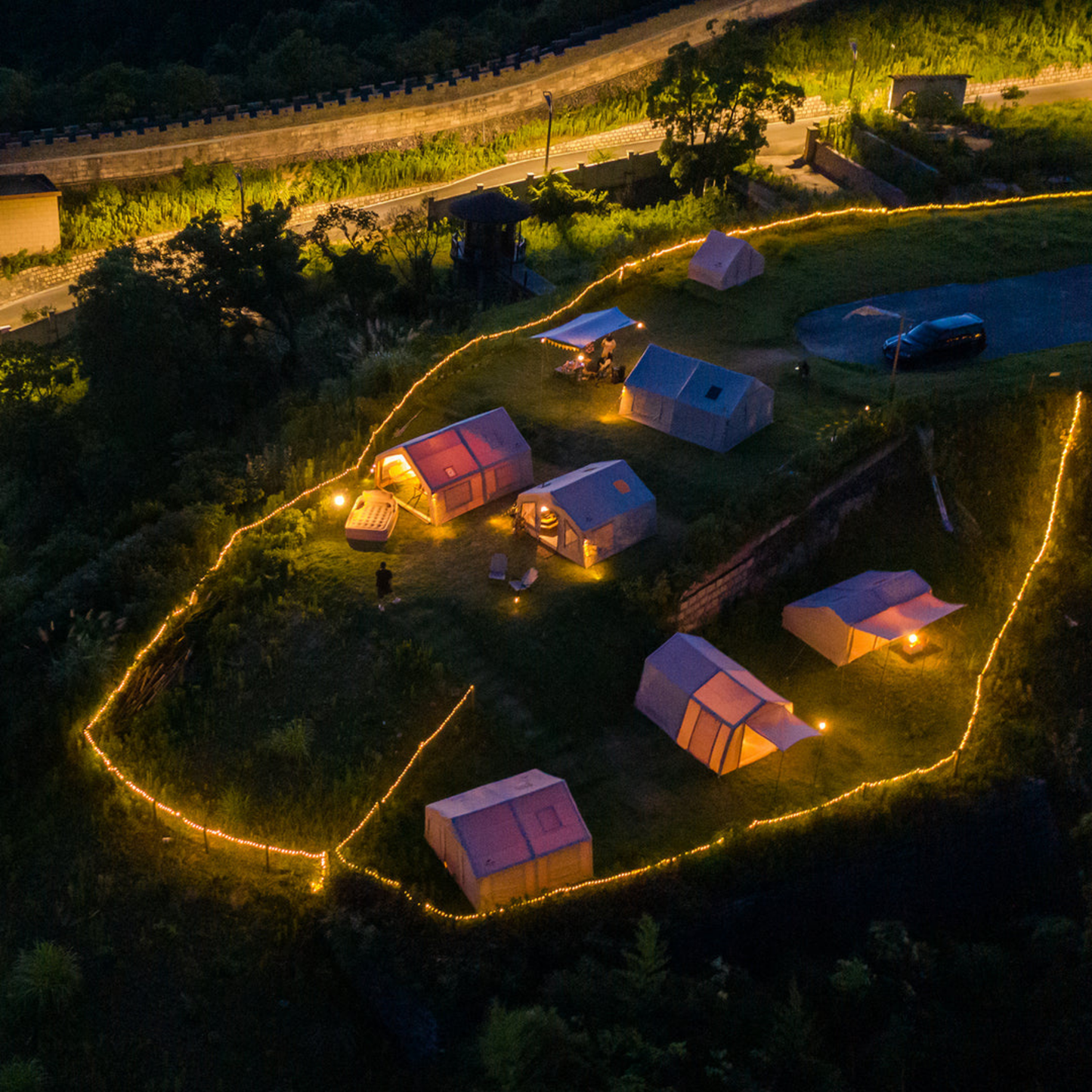 Inflatable Family Tent House for Camping