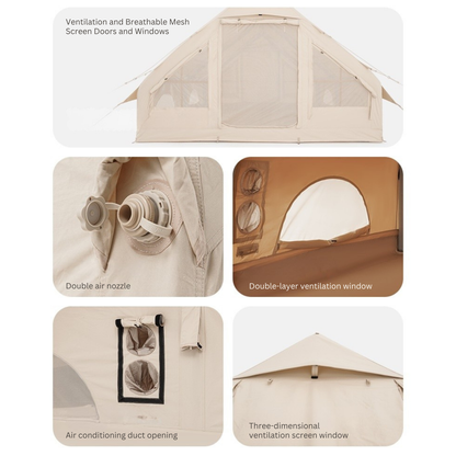 Inflatable Family Tent House for Camping