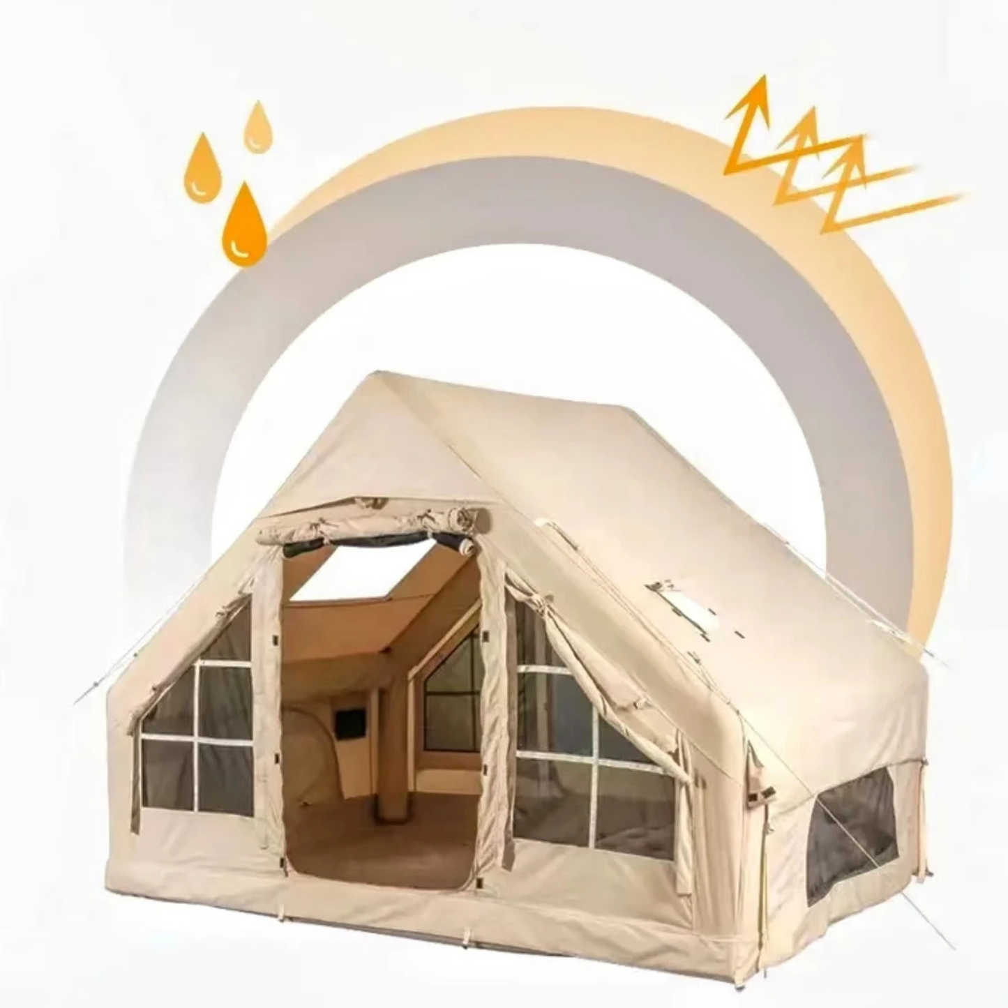 Inflatable Family Tent House for Camping