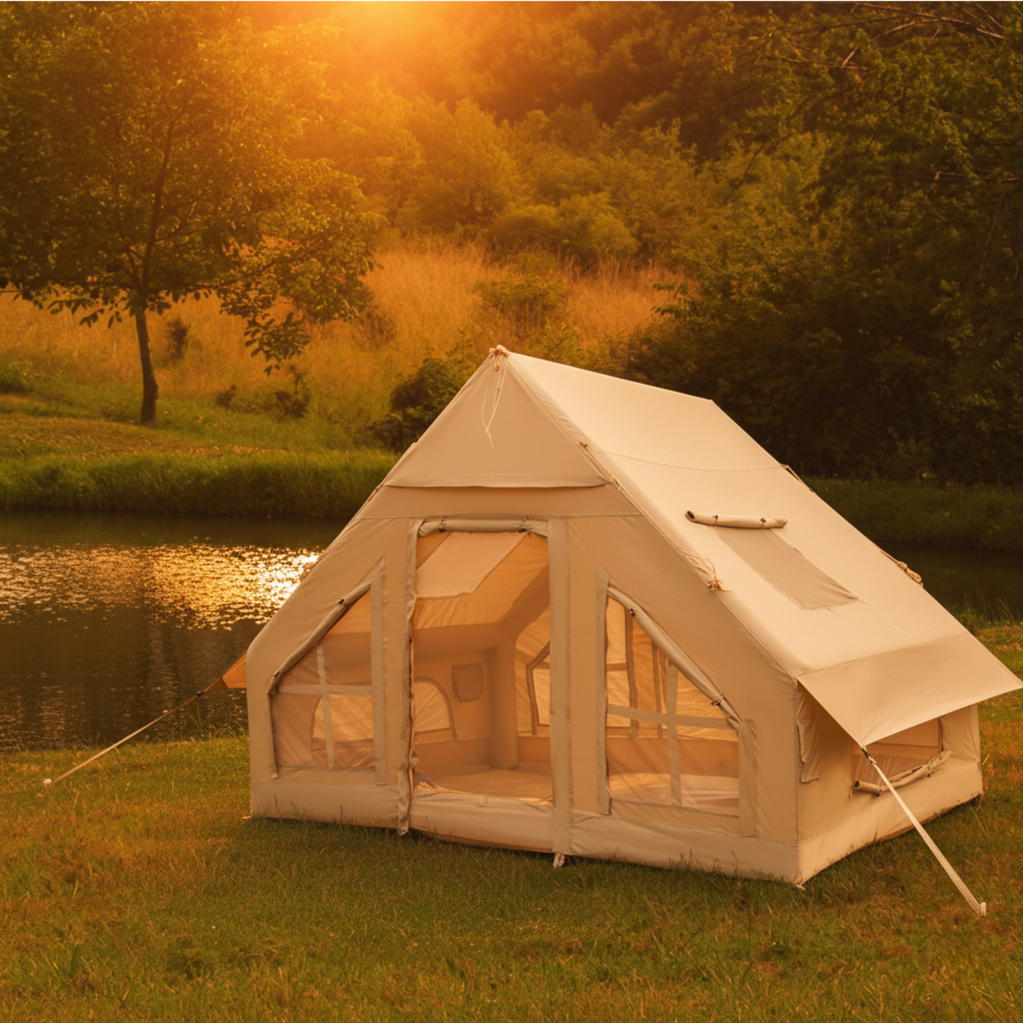 Inflatable Family Tent House for Camping