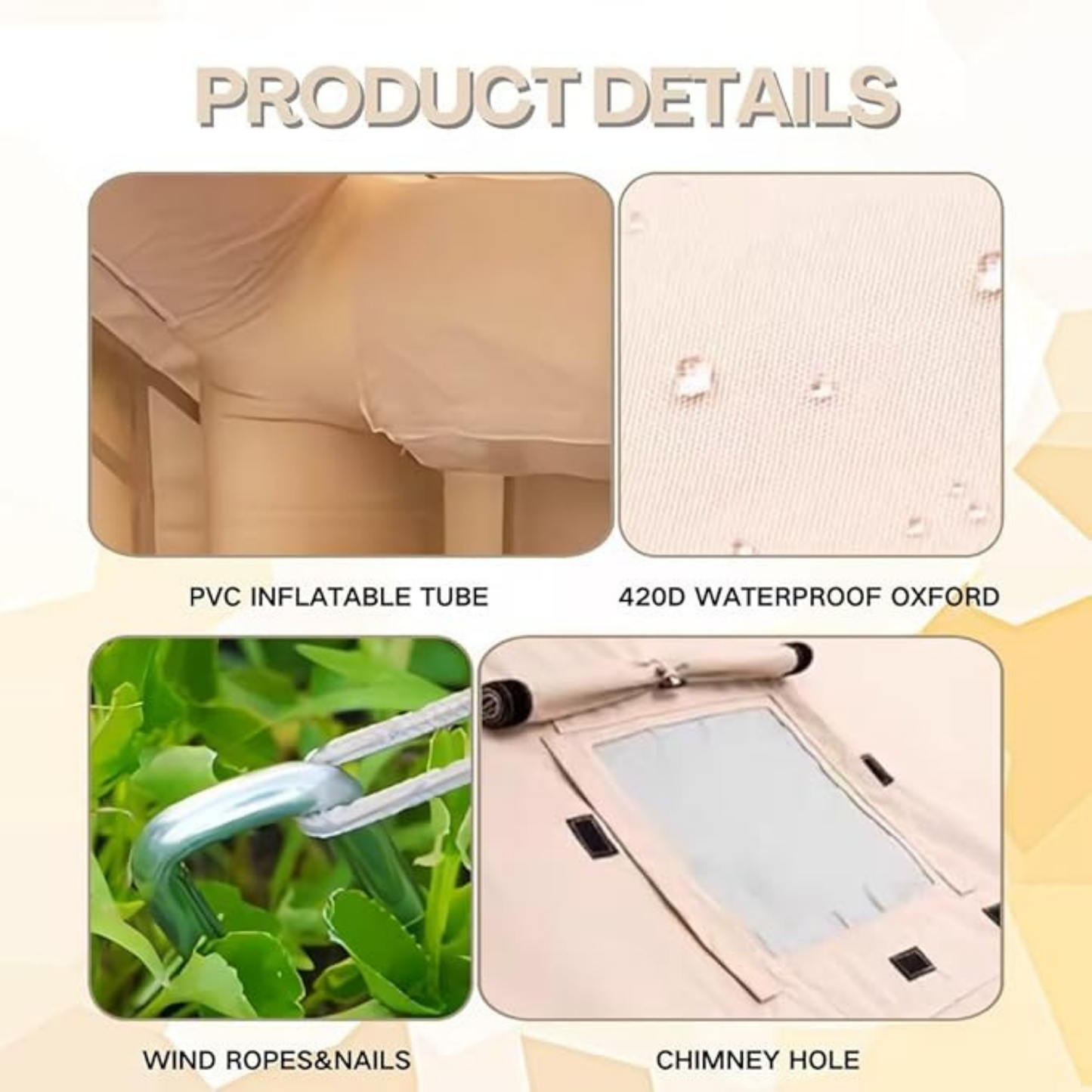 Inflatable Family Tent House for Camping