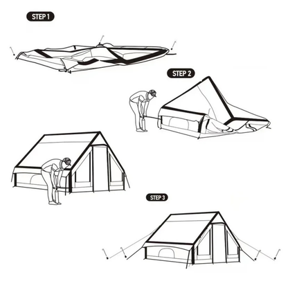 Inflatable Family Tent House for Camping