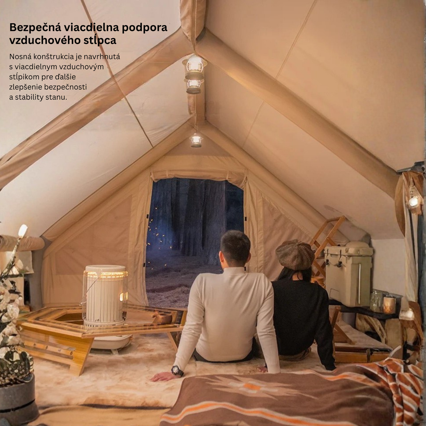 Inflatable Family Tent House for Camping