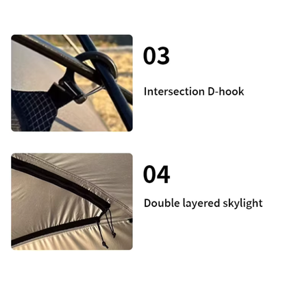 Outdoor Waterproof Hemisphere Dome Camping Tent