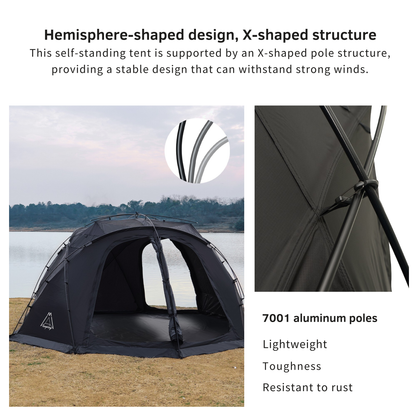 Outdoor Waterproof Hemisphere Dome Camping Tent