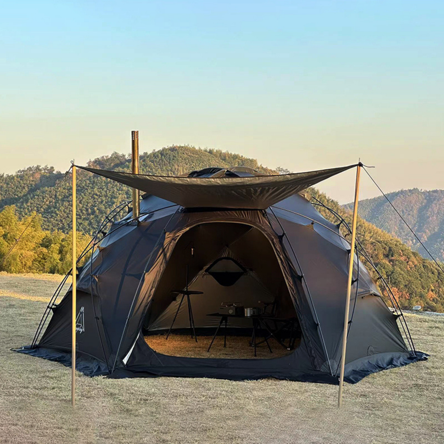 Outdoor Waterproof Hemisphere Dome Camping Tent