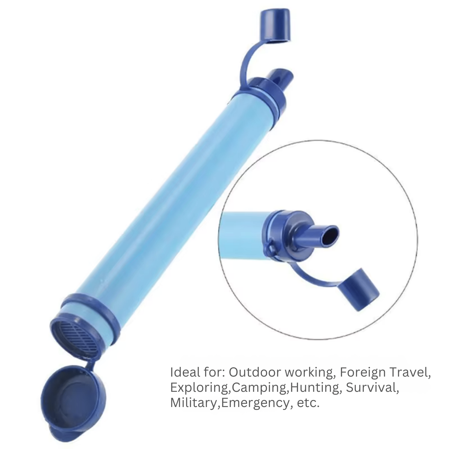 Survival Water Filter Purifying Straw
