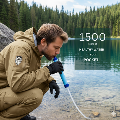 Survival Water Filter Purifying Straw