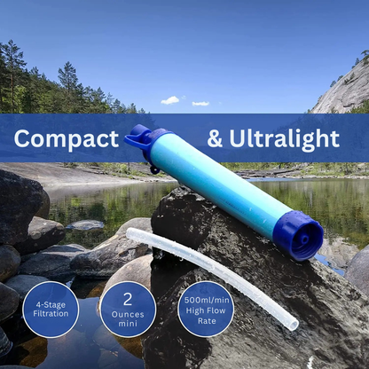 Survival Water Filter Purifying Straw