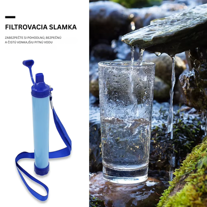 Survival Water Filter Purifying Straw