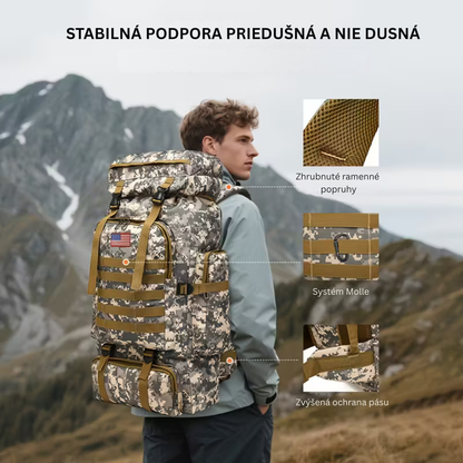 Tactical Military Hiking Backpack 80l