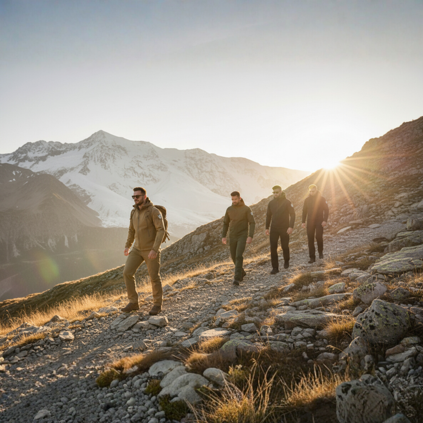 Waterproof Tactical Men’s Soft Shell Jacket & Pants Set