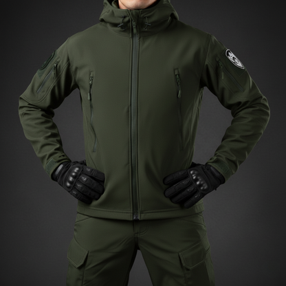 Waterproof Tactical Men’s Soft Shell Jacket & Pants Set