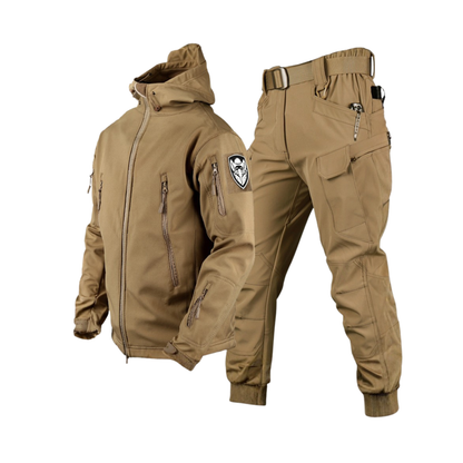 Waterproof Tactical Men’s Soft Shell Jacket & Pants Set