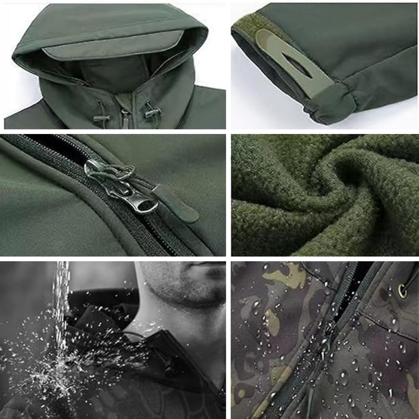 Waterproof Tactical Men’s Soft Shell Jacket & Pants Set