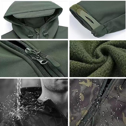 Waterproof Tactical Men’s Soft Shell Jacket & Pants Set