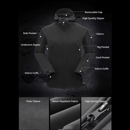 Waterproof Tactical Men’s Soft Shell Jacket & Pants Set