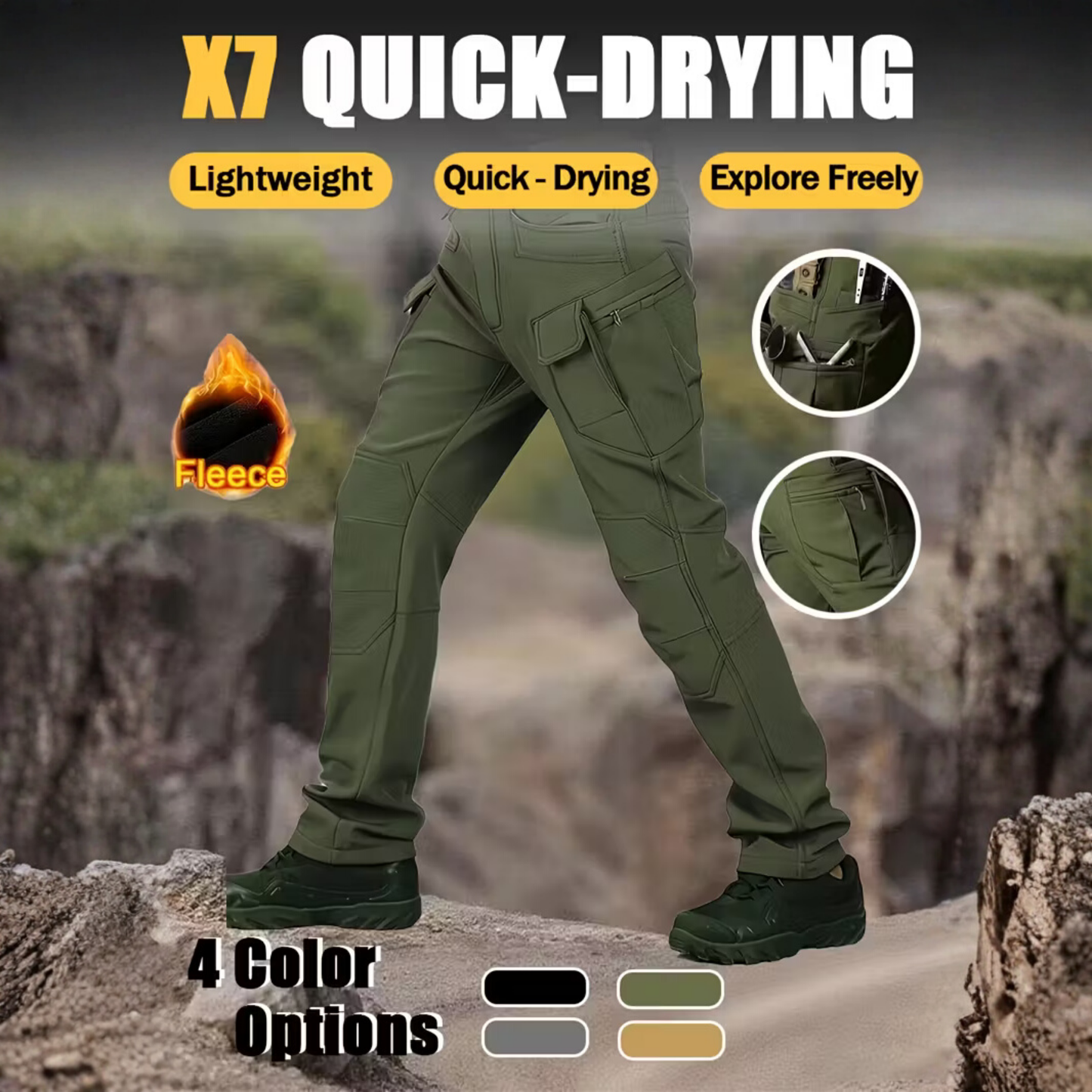 Waterproof Tactical Men’s Soft Shell Jacket & Pants Set