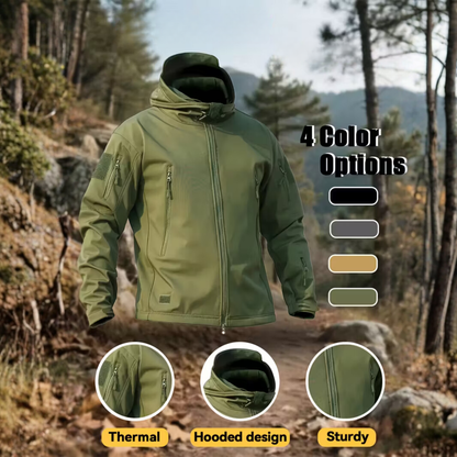 Waterproof Tactical Men’s Soft Shell Jacket & Pants Set