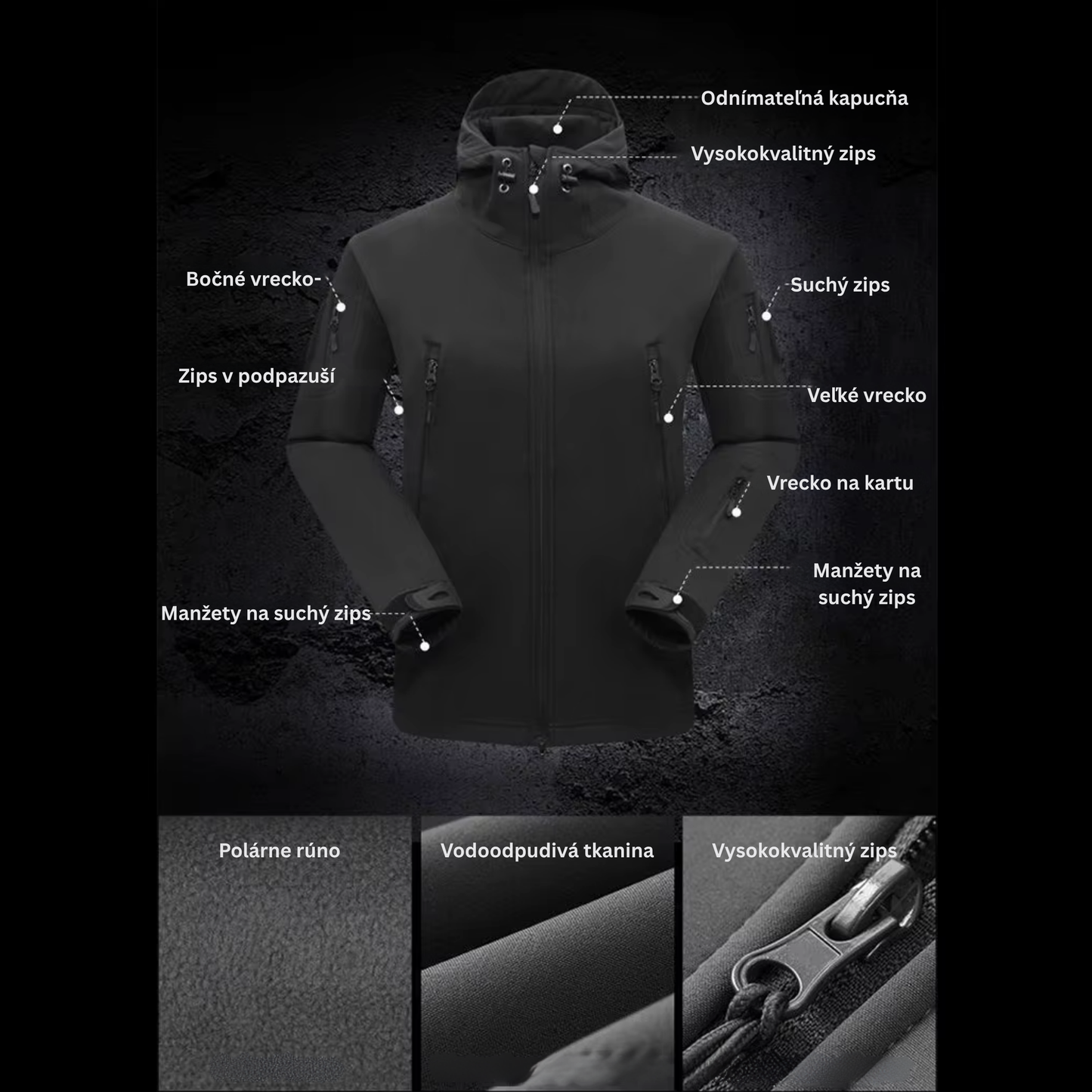 Waterproof Tactical Men’s Soft Shell Jacket & Pants Set