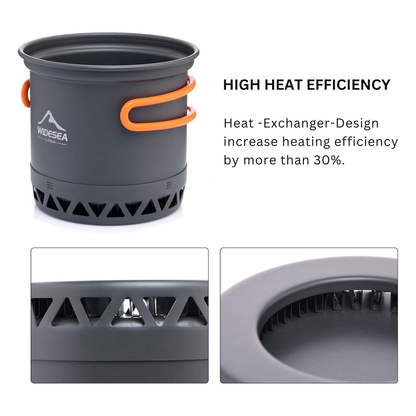 Widesea Camping Cookware 1 person set